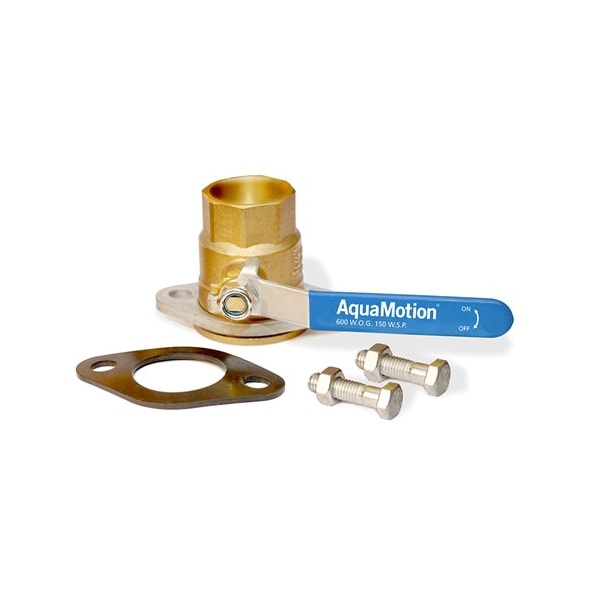 Isolation Flanges/ Shut-Off Flanges, 1-1/4" Sweat Full Port Ball Valve